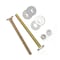 Thrifco Plumbing 1/4 Inch x 3-1/2 Brass Plated Closet Bolts Set 4400245 - alternate 4